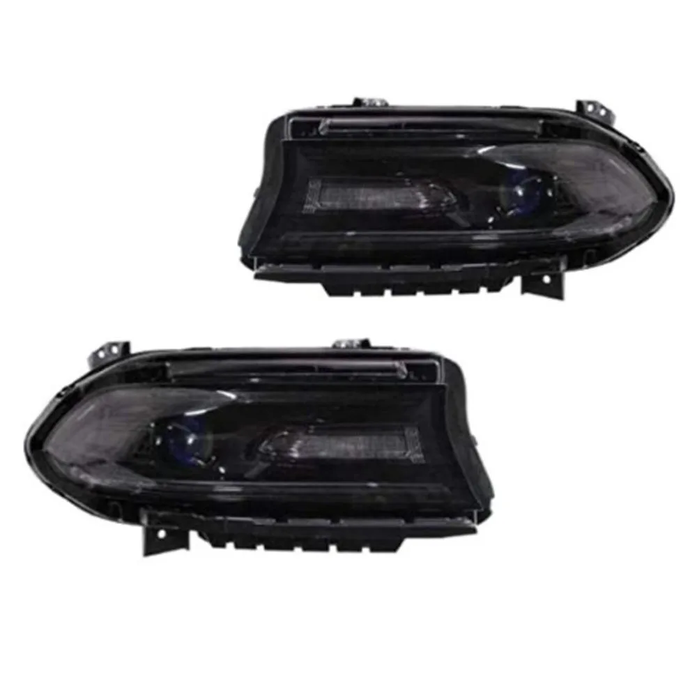Projector Headlight for DODGE Charger 2015-2021 OEM 68214397AE 68214396AE W/ LED DRL LH+RH Aftermarket Parts Auto Body Parts