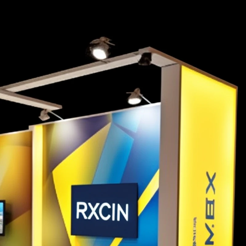 20x10 Modular Expo Exhibition Booth Design Light Box Trade Show Booth Led Backlit Displays for CES Electronics Fair