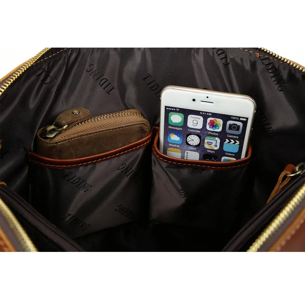 Wholesale Price Custom Cow Real Leather Laptop Briefcase Handbag Women Classic Luxury Genuine Leather Lady Briefcases Bag