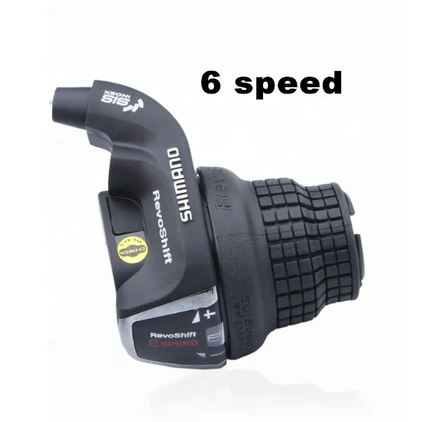 Shimano RevoShift Tourney SL-RS35-6R cambio a rotazione 6 velocità 2400mm nero Shimano RevoShift Tourney SL-RS35-6R cambio a rotazione 6 velocità 2400mm nero