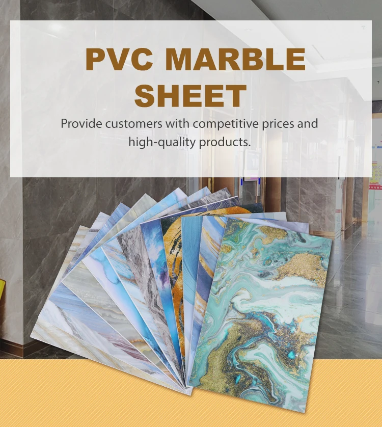 Modern Environmental Pvc Marble Sheet Uv Marble Wall Panel Pvc Ceiling ...