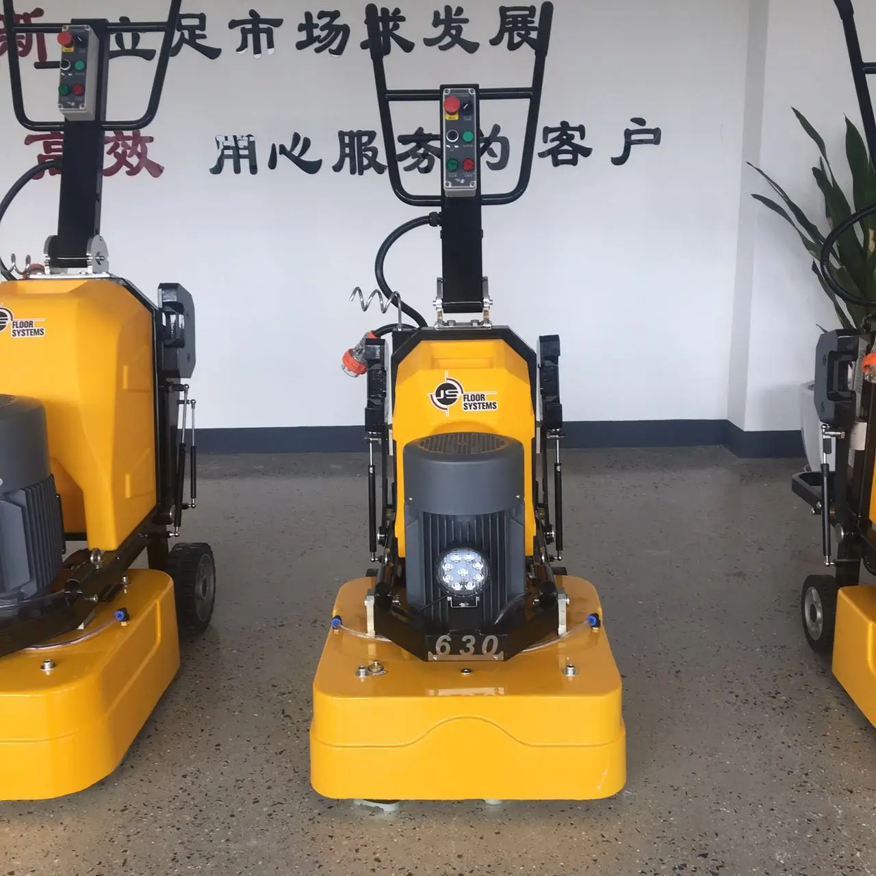 JS JS630 Concrete Floor Grinder Four Heads Floor Machine Floor Grinder Gear Box