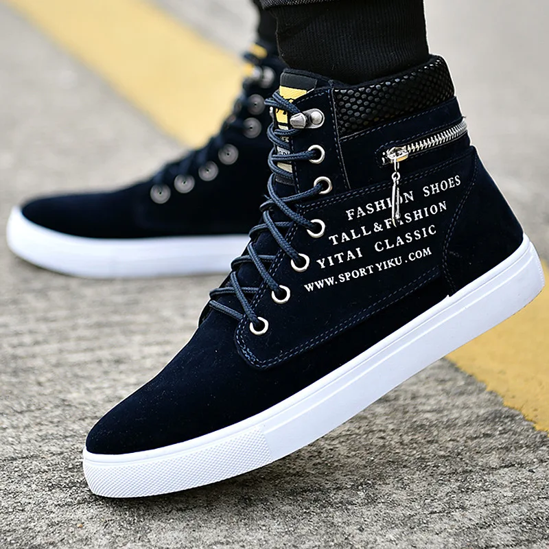 Autumn and Winter Men's Student Casual Shoes Trend Versatile Boots