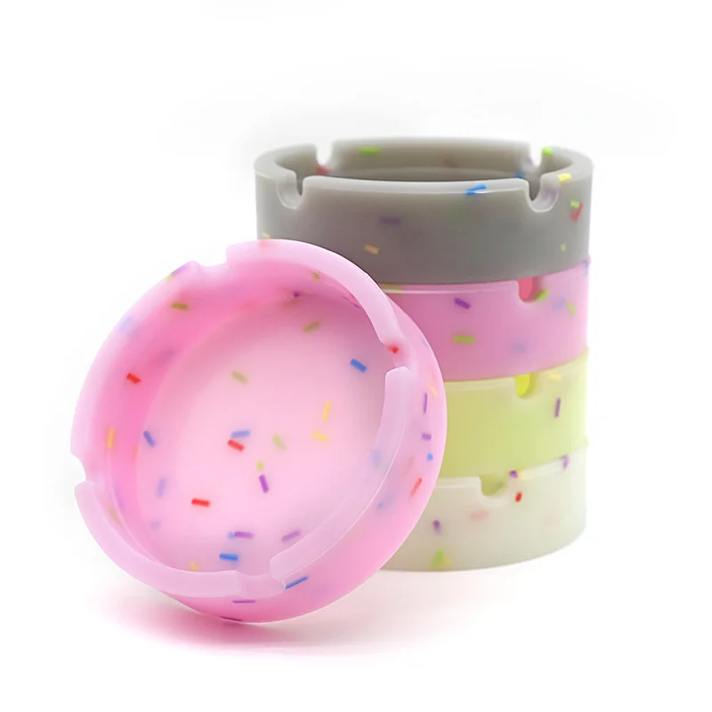 Силиконовая пепельница для