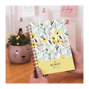 Low Price Custom Spiral Journal Habit Tracker Cash Envelopes Notebooks A5 Undated Weekly Financial Budget Planners With Stickers