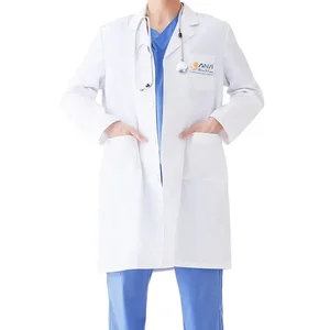 Custom Hospital Uniforms Pharmacy Doctor Coat Manufacture High Quality Medical Fashion Men's Lab Coats