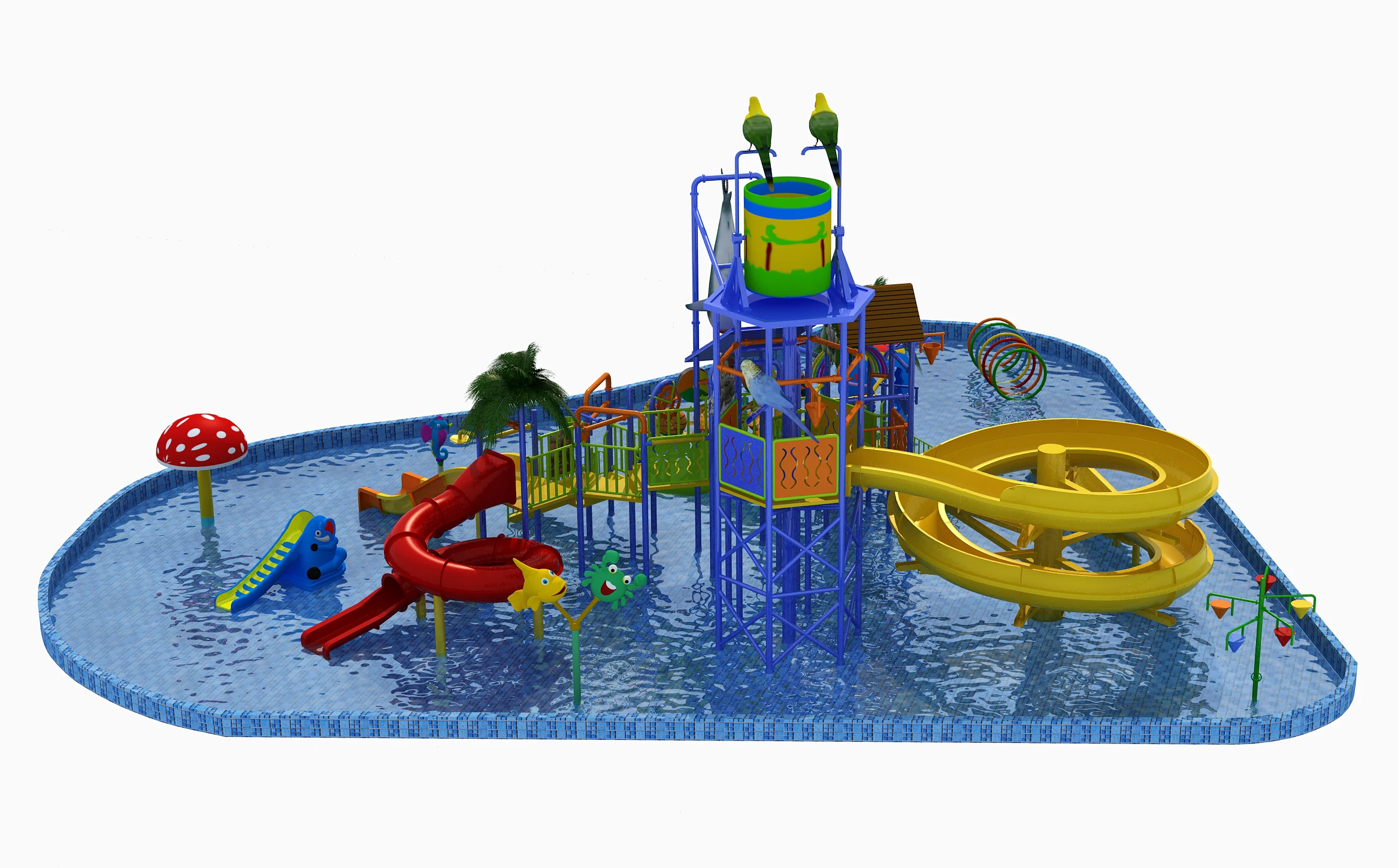 Miniature Water Park - Mini Aqua Park Fun for All Ages