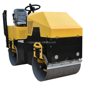 New road construction machinery Mini double drum vibratory asphalt road roller compactor 1 -8 ton Road Roller riding roller