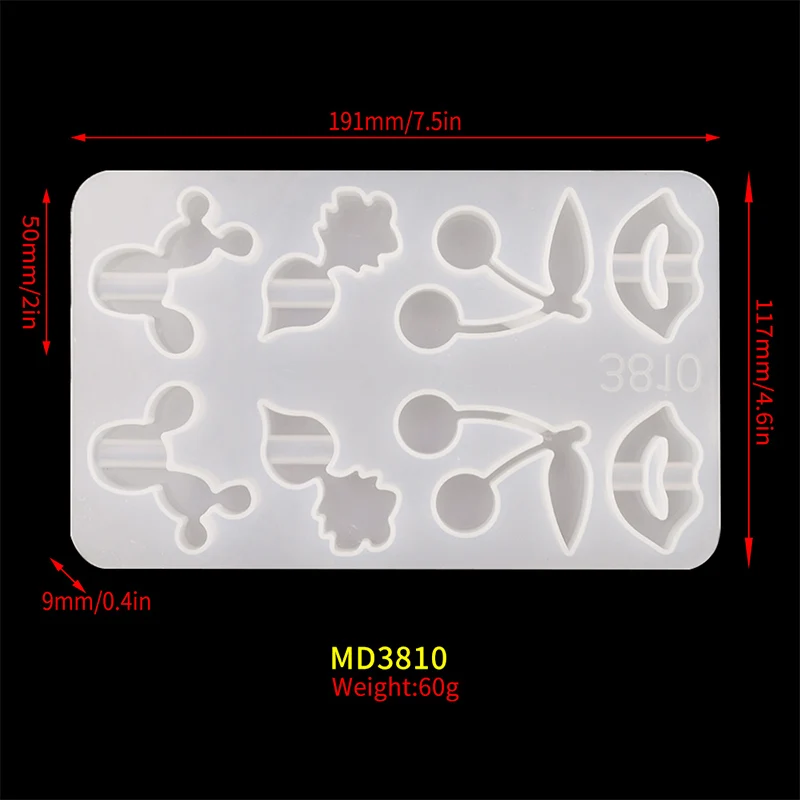 DM125 7 Style Straw Topper Epoxy Reisn Mold For Resina Epoxi Transparente Moldes  Para Resina Decorating Tools