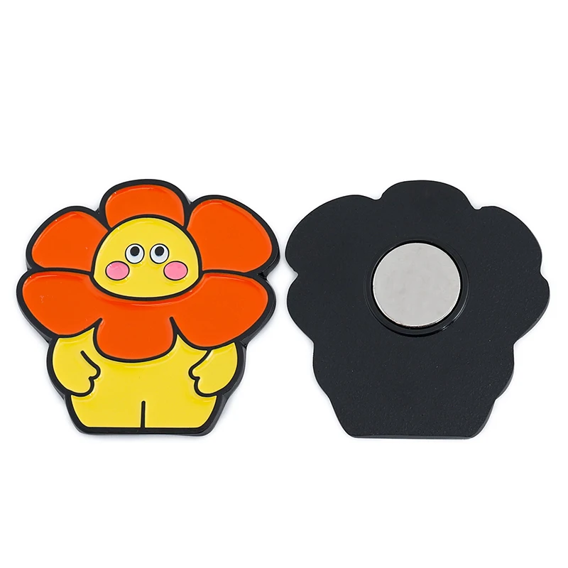 Maotong Factory Designer Cartoon Colorful Custom Metal Fridge Magnet Set Wholesale Zinc Alloy Custom Metal Fridge Magnet