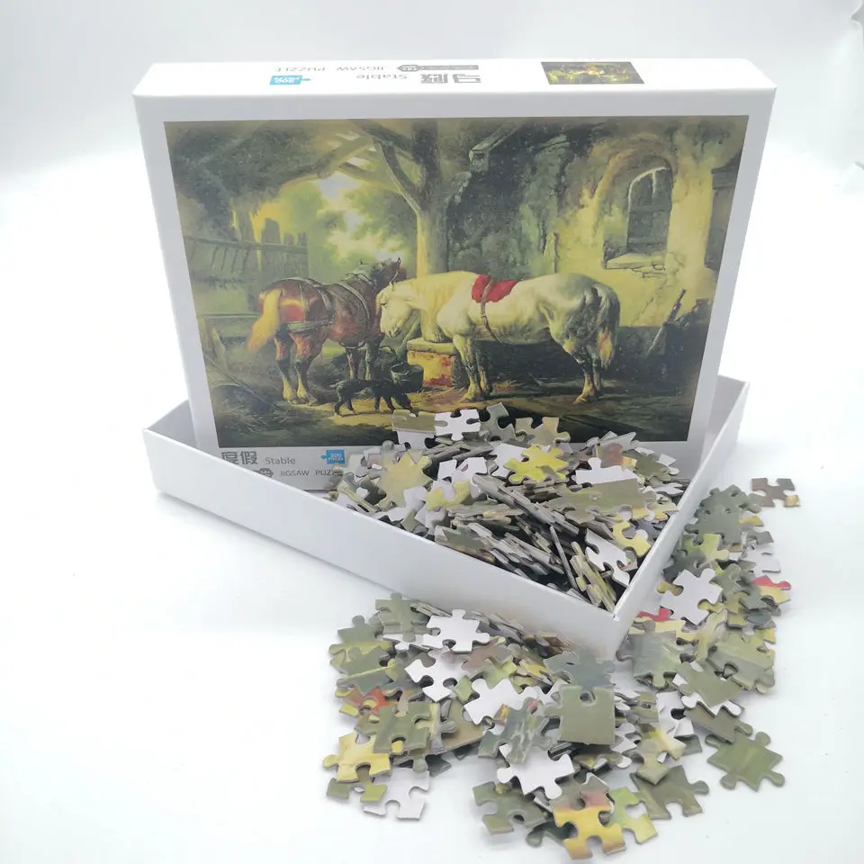New Arrival Best Quality Customized Jigsaw Puzzles 500 Pieces Custom