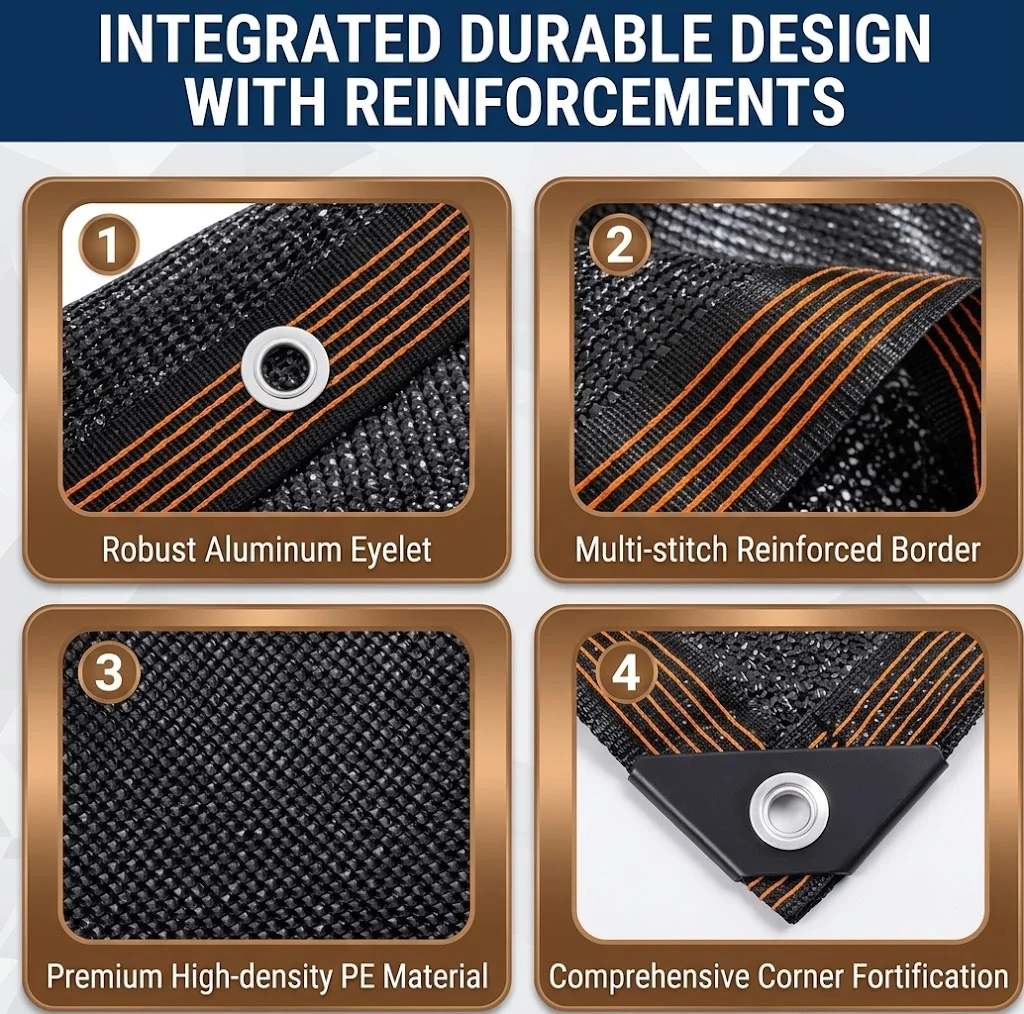 product black mesh tarp pe coated hdpe uv stabilized heavy duty construction dust control custom size wholesale supplier-7
