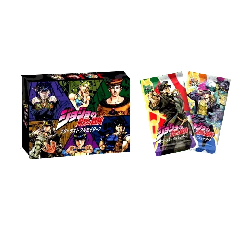 Anime JoJo Collection Cards Packs Small Dinosaur JOJO Bizarre Adventure  Collection Game Booster Box Cards for Child Kids Gift
