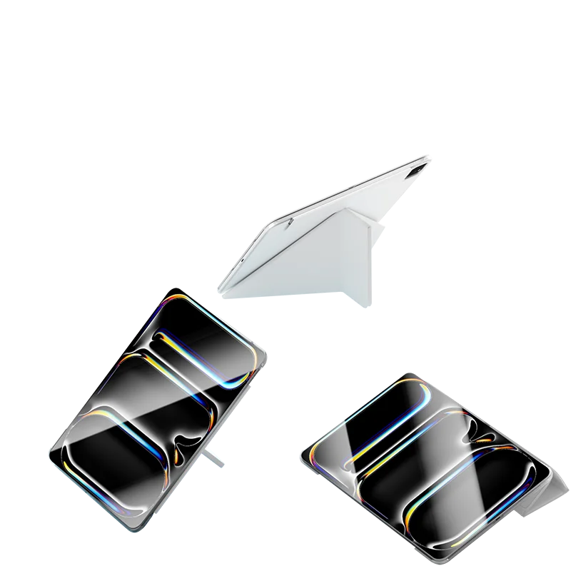 product factory wholesale customization tablet protect case for ipad magnetic double sided clip four corner drop protection laudtec-2