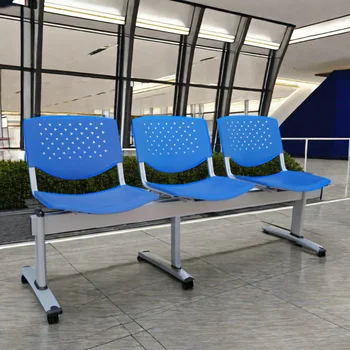 3-Seater Plastic Public Waiting Chair