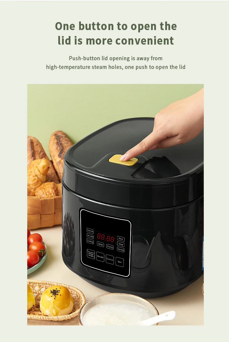 Newest Design Rice Cooker New Upgrade Six Feature Micropress Cooking ...