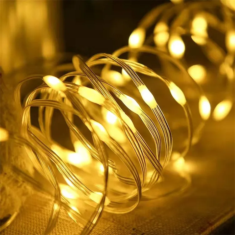 Car Interior Decorative Led Leather Thread Ambient Light 10m 100leds 20m 200leds Magic Color Flexible Rope Night Light