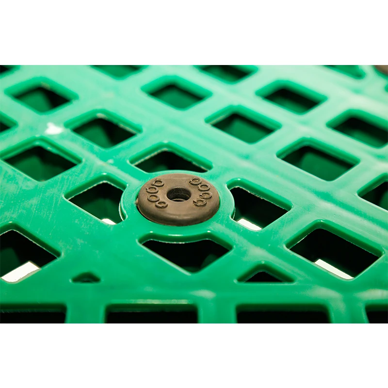 1.2m X 1m Heavy Duty Recycled Plastic Euro Pallet Single Faced 4-Way Racking Pallets with 14 Steel Tubes for Storage Logistics