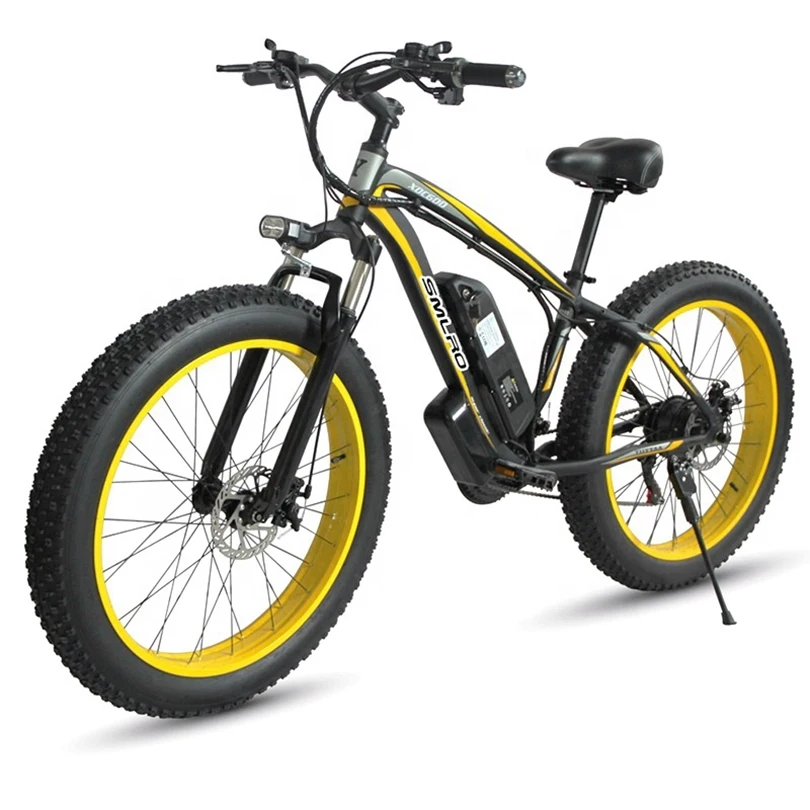 SMLRO電動自転車1000W48V 13ahリチウム電池26 ''fatbikeBike e-bike XDC600eu倉庫電動自転車