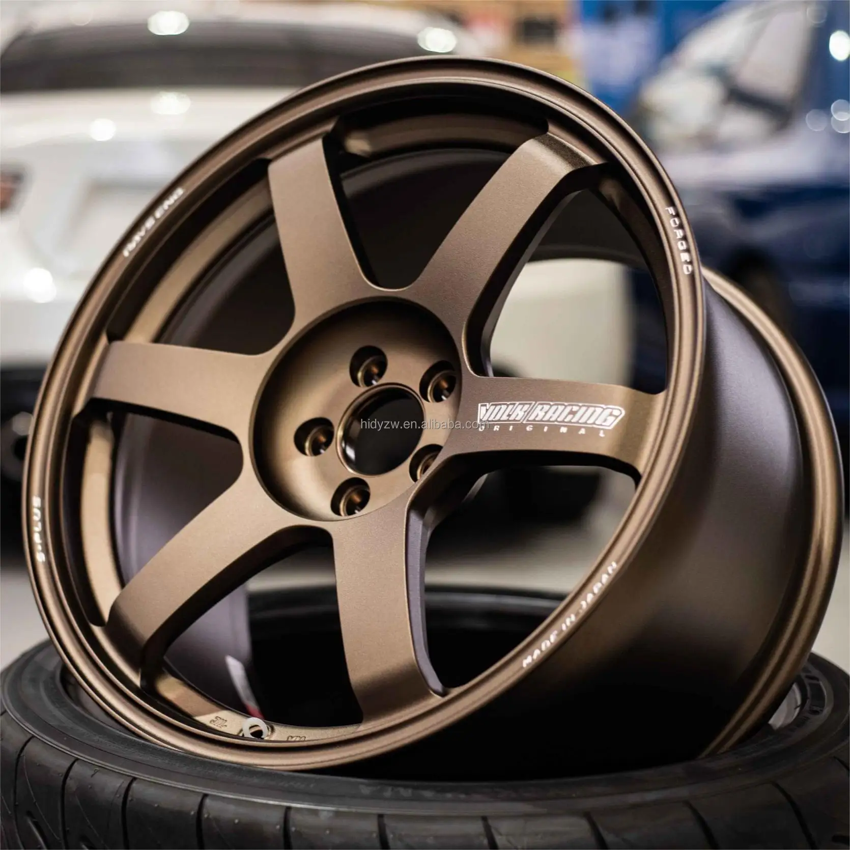 吉*影様 NISMO ホイール　ブロンズ　訳あり 17x9J NISMO 鍛造アルミホイール LMGT4 (RAYS) ブロンズリムの傷修理