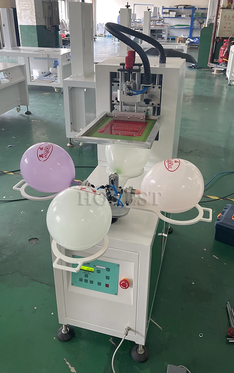 Easy Operation Machines To Print On Balloons / Screen Printers / Rotary Screen Printing Machine