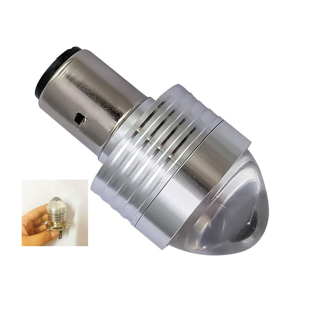 
Bombillo Farola светодиодная Лупа BA20D вспышка Электрический мотоцикл светодиодный красный 