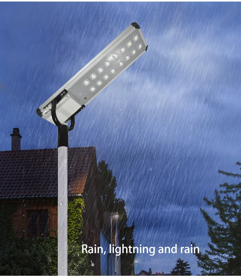 LED Light Source All-In-One Solar Lamp with 25.6V 32Ah Battery Capacity