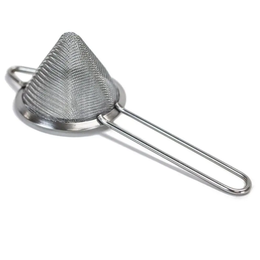 Stainless Steel Fine Mesh Conical Strainer Colander Sieve Sifter with Handle for Kitchen Food Rice Pasta