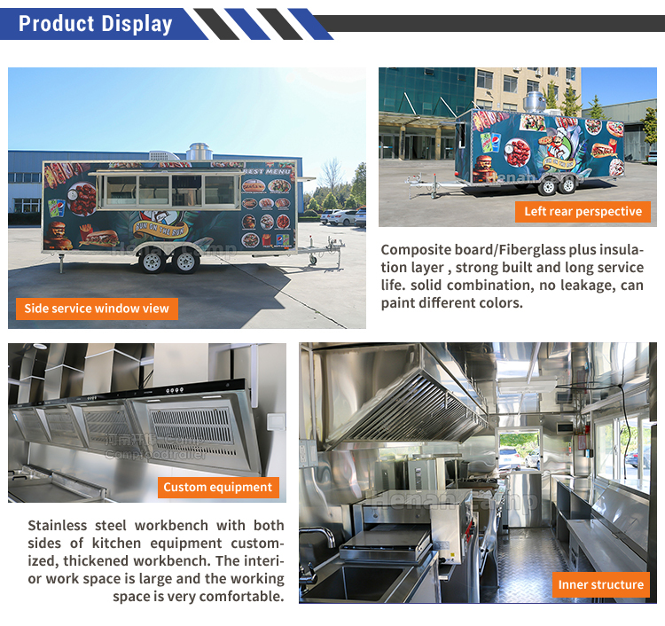 CAMP Mobile Food Truck Trailer: BBQ Kebab Caravan with Full Kitchen ...