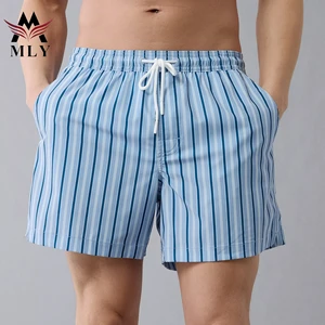 Wholesale Custom Men's Casual Shorts Quick Drying Print Trunks Custom Logo Swimming Trunks