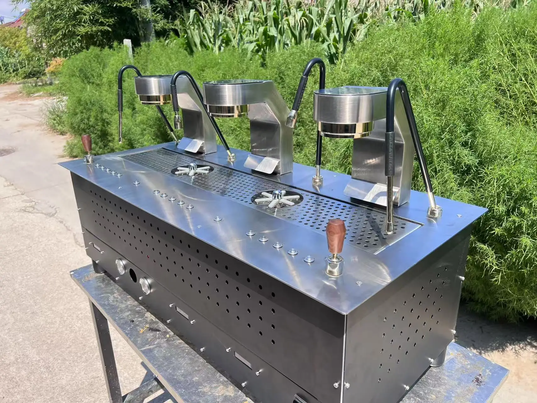 product 3 group under counter desktop style two group espresso cappuccino commercial coffee machine espresso machine-14