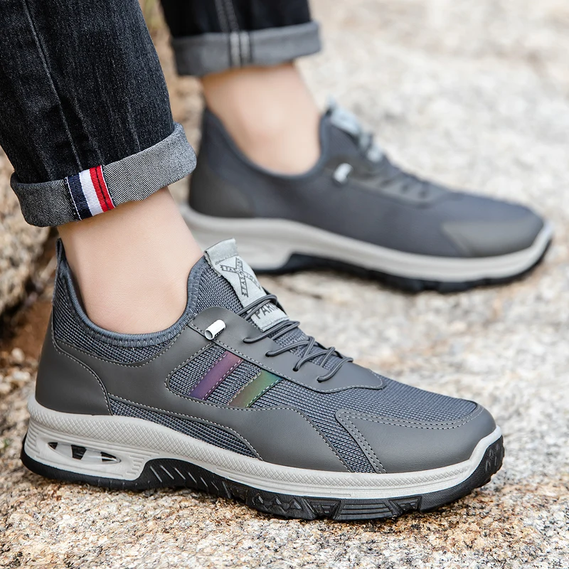 Breathable Sneakers Redtape Silver Shoes Factory Casual Shoes Red