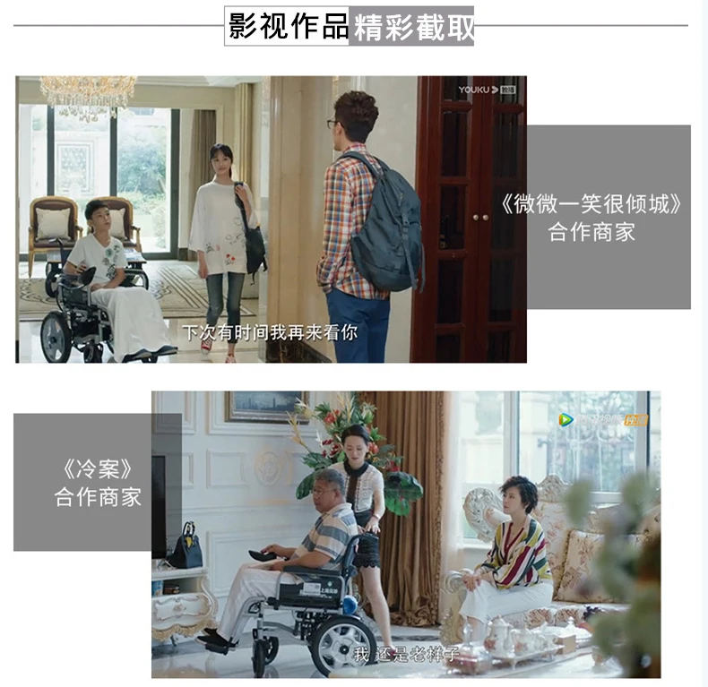 China High Quality Luxury Heavy Standing Power Electric Wheelchair backrest and leg lifting device can be adjusted at will- BZ-1 supplier