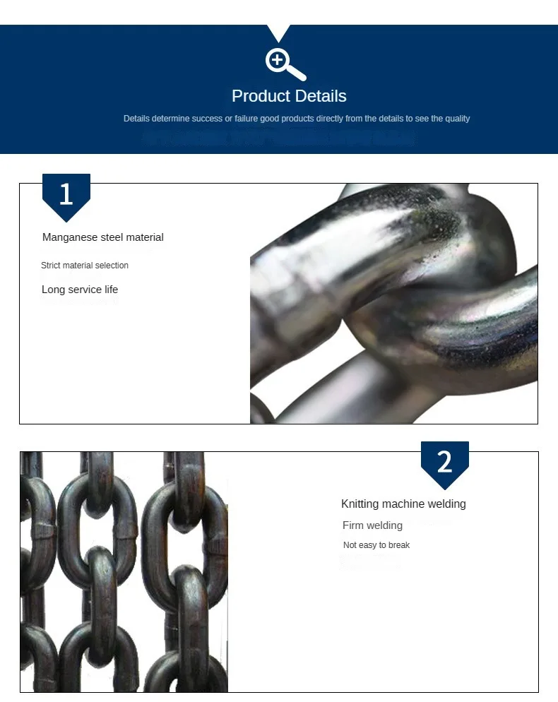 Custom Diameter And Length Specifications G80 Chain With Quality Certification Buy Safety