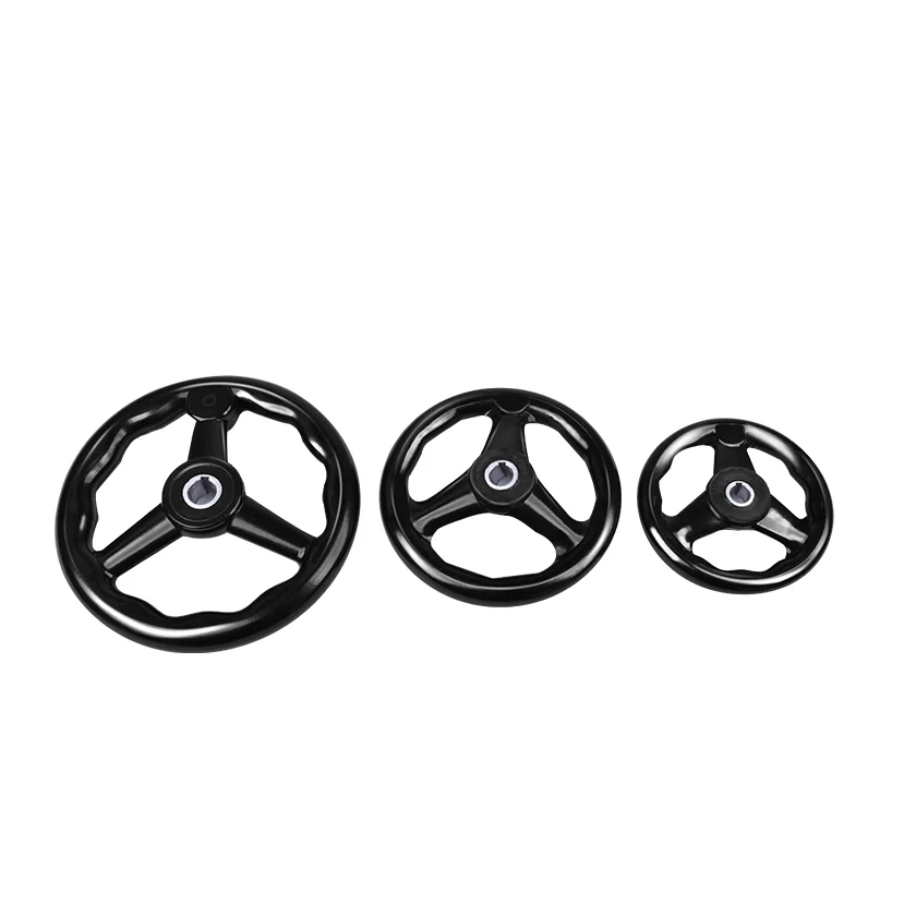 High Quality 3 Spoke Chrome Plated Handwheel Aluminum and Bakelite ...