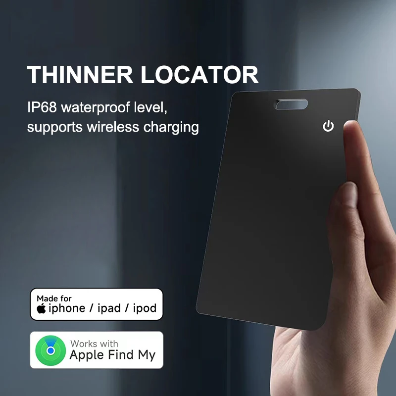 Factory Direct Sale GPS Tracker Smart Card Finder Wallet Keys Pet Tracker NFC Function Find My Tag Pet Locator for Iphone IPad