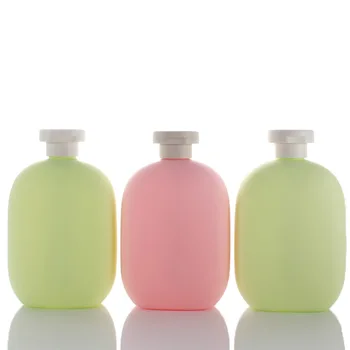 New design high quality shampoo plastic bottle customize color for packaging