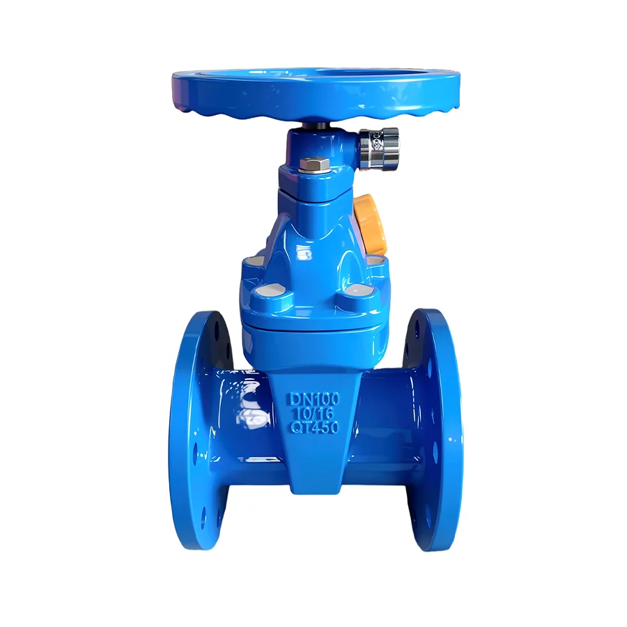 WRAS Certified Manual Non-Rising Stem Resilient Seat Gate Valve Flange Connection Waterworks Drinking Water Ductile Iron Body
