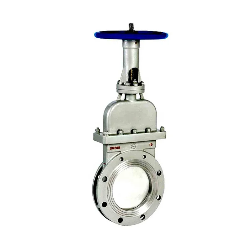 Cast Steel knife gate valve API WCB PN10 12