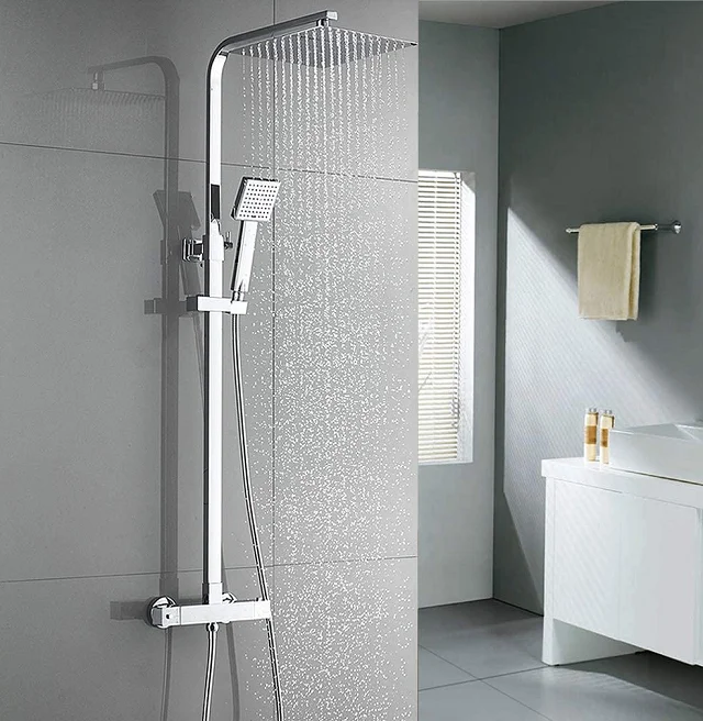 Wall Mounted High Quality Shower Mixer Column  Bathroom Thermostatic system