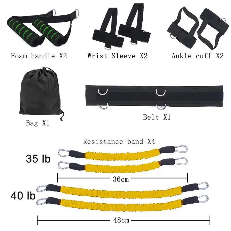 High Quality Latex Jump Training Band for Arm Strength Fitness Gym & Boxing Training Strips