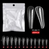 60pcs extension glue nail mold 11