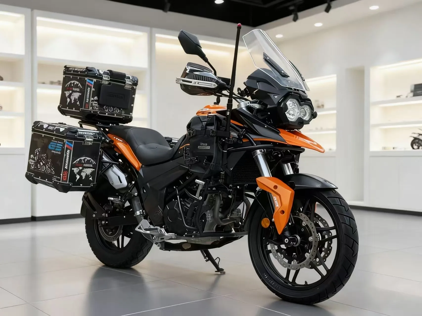 Cyclone Rx3s Chinese-Made Used RX3S 400 | Zongshen Cyclone Adventure Bike | Twin ...