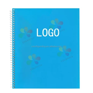 A5 Size  Customized Cover  Popular Type and Designs Manufactured Spiral Notebook for Students