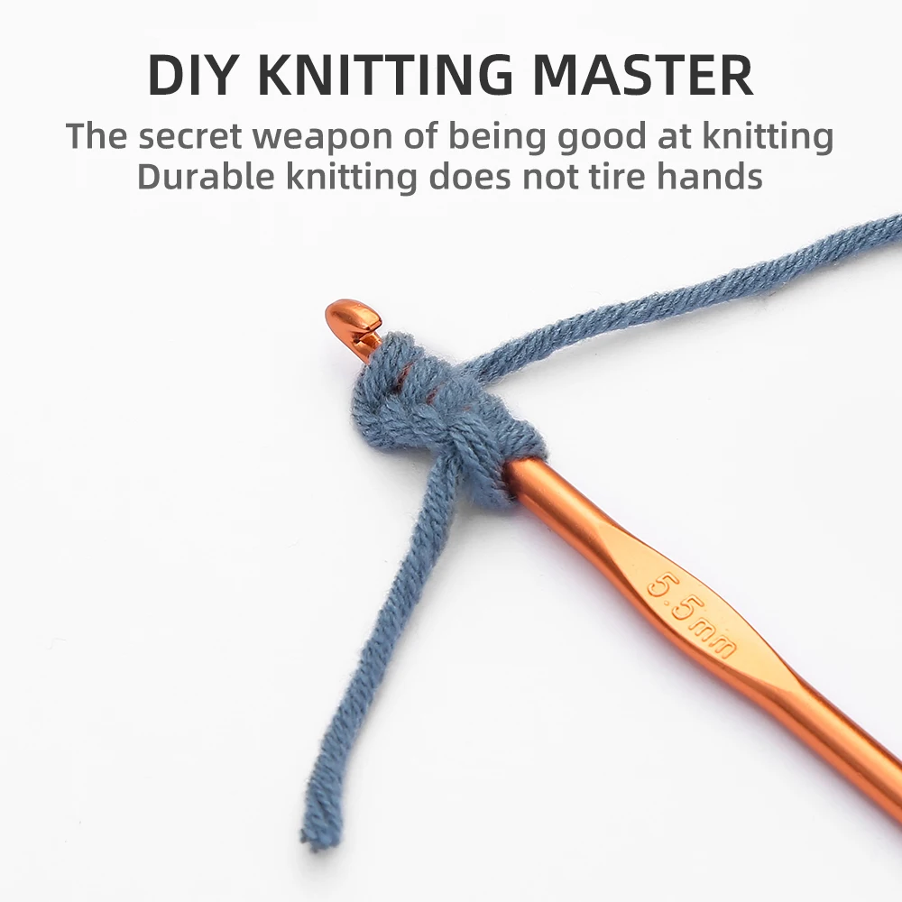 JP красочные Глиноземистые вязальные иглы инструменты различных размеров ручной работы свитер вязание крючком