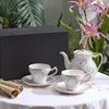 Colorful Berry - Ceramic Teapot + 2 Cups & Saucers Gift Box