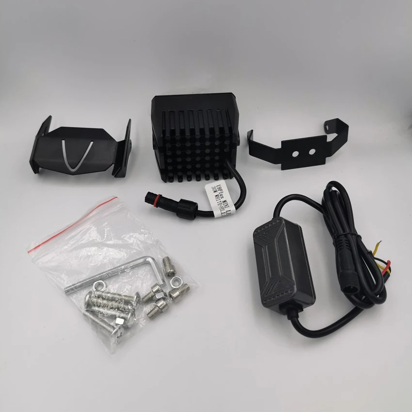 High quality motorcycle general two-color LED headlight multi-function LED spotlights