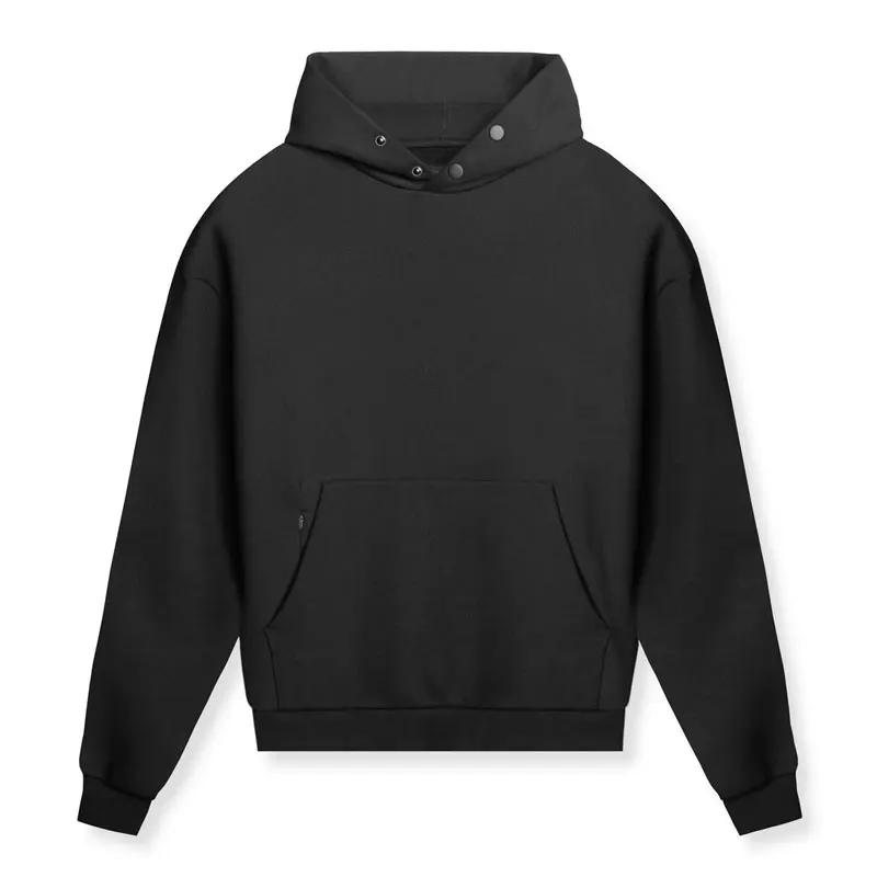Stringless Hoodies High Quality Thick Cotton Poly Pullover Hoodie No ...