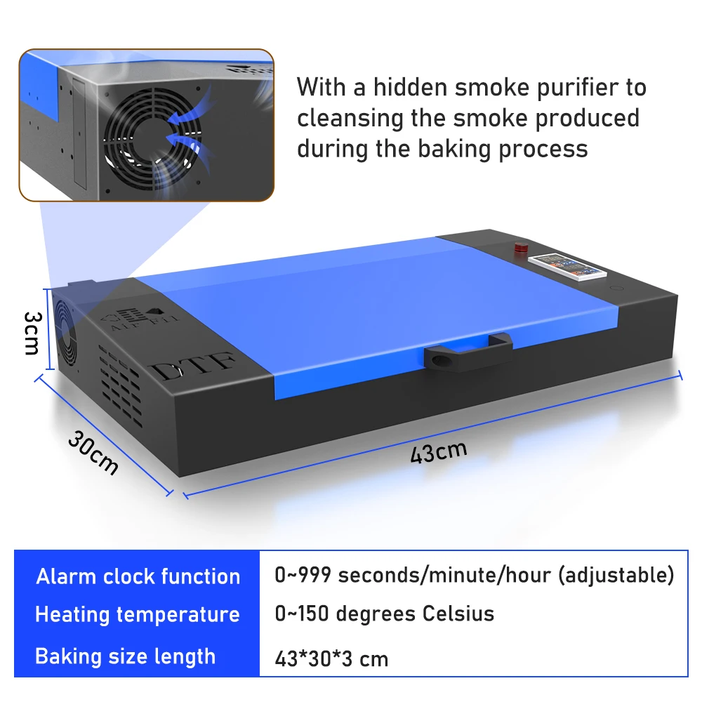 New Arrival Digital DTF Printer with R1390 Printhead with PET Film Oven
