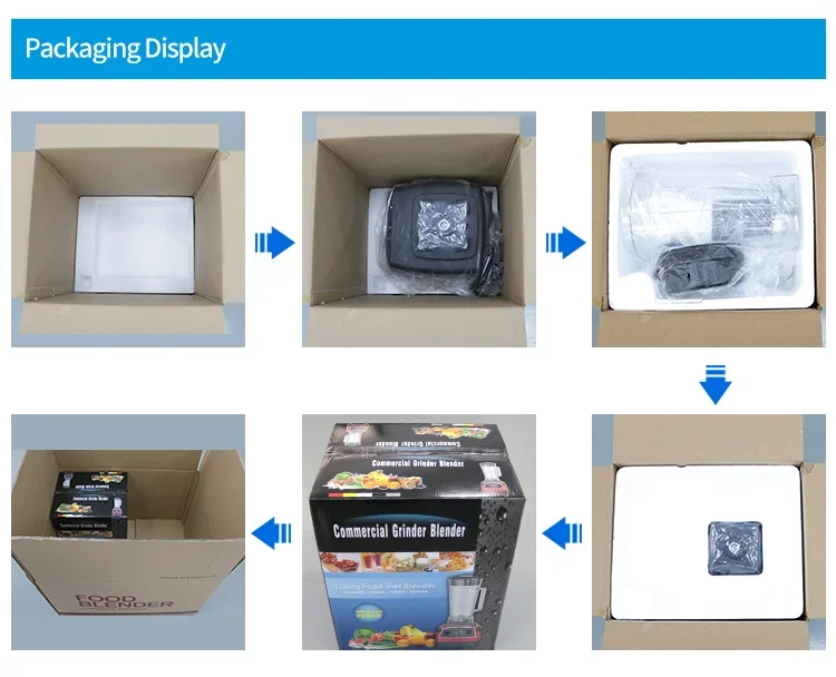 Push Button High Performance Commercial Fufu Blender High Capacity With